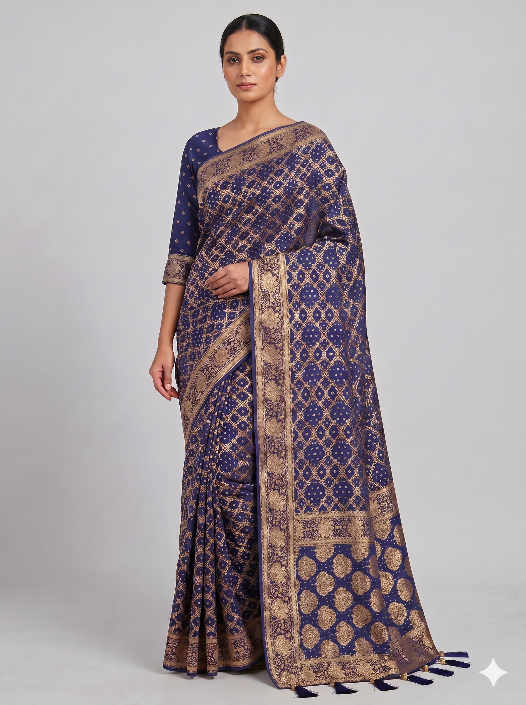 Georgette Bandhani D-1199 (2)