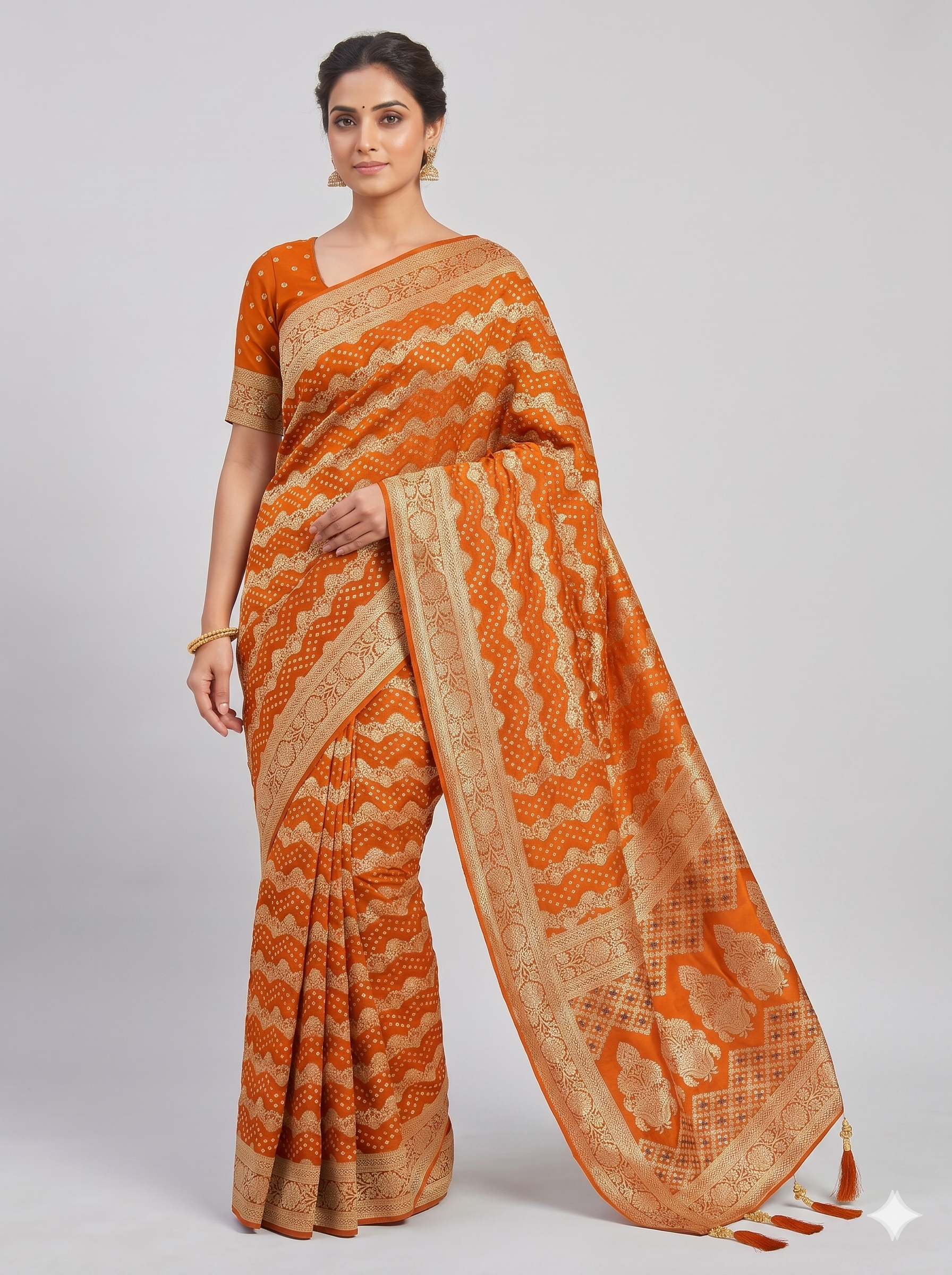 Georgette Bandhani D-1199 (1)