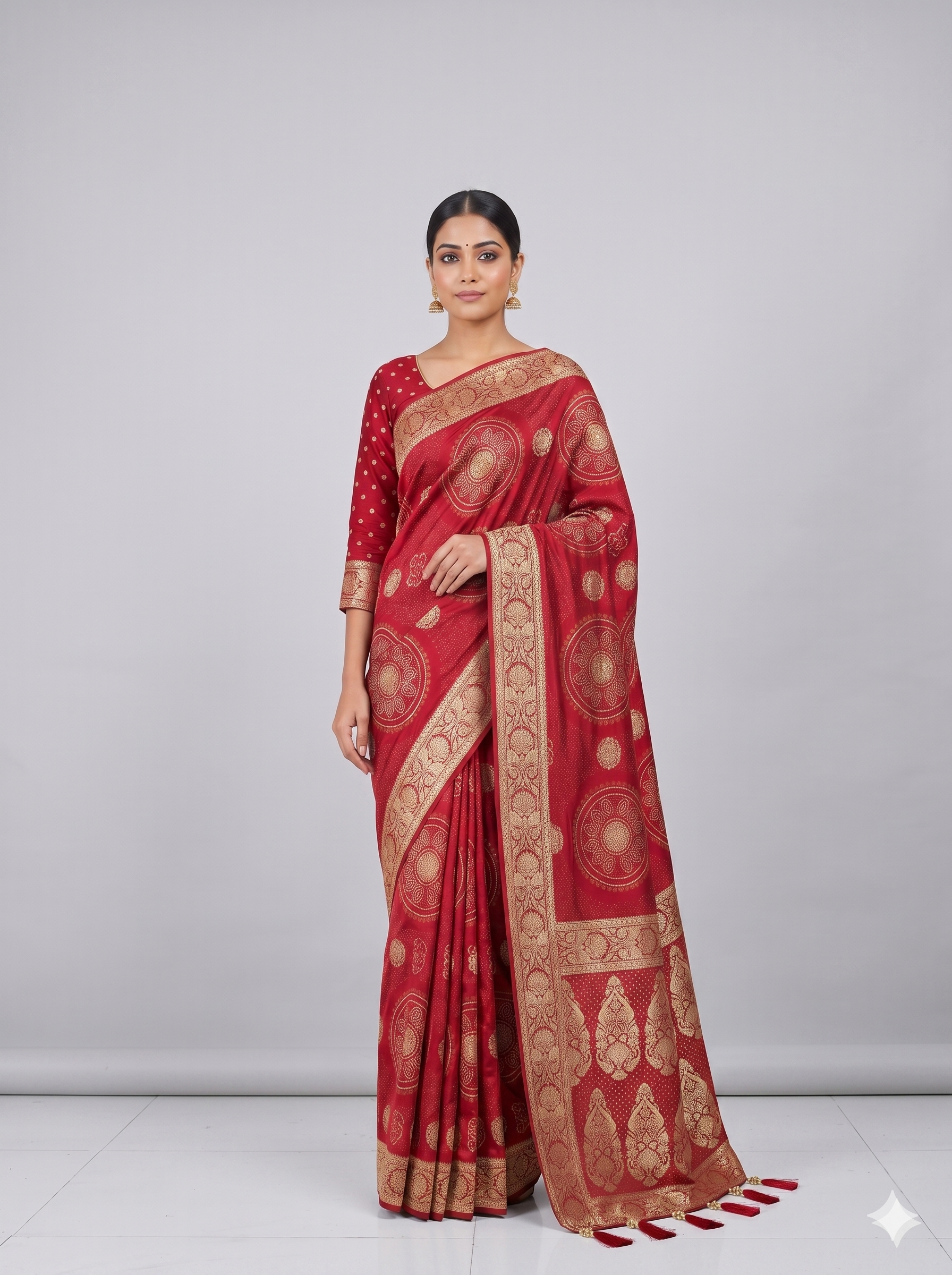 Georgette Bandhani D-1201