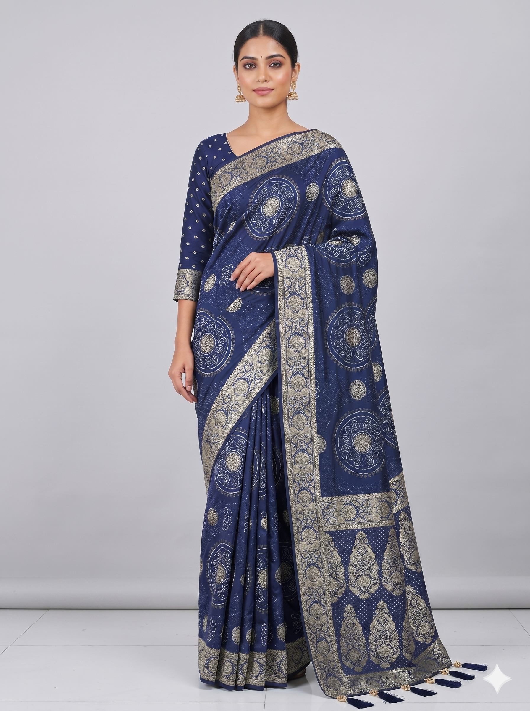 Georgette Bandhani D-1201