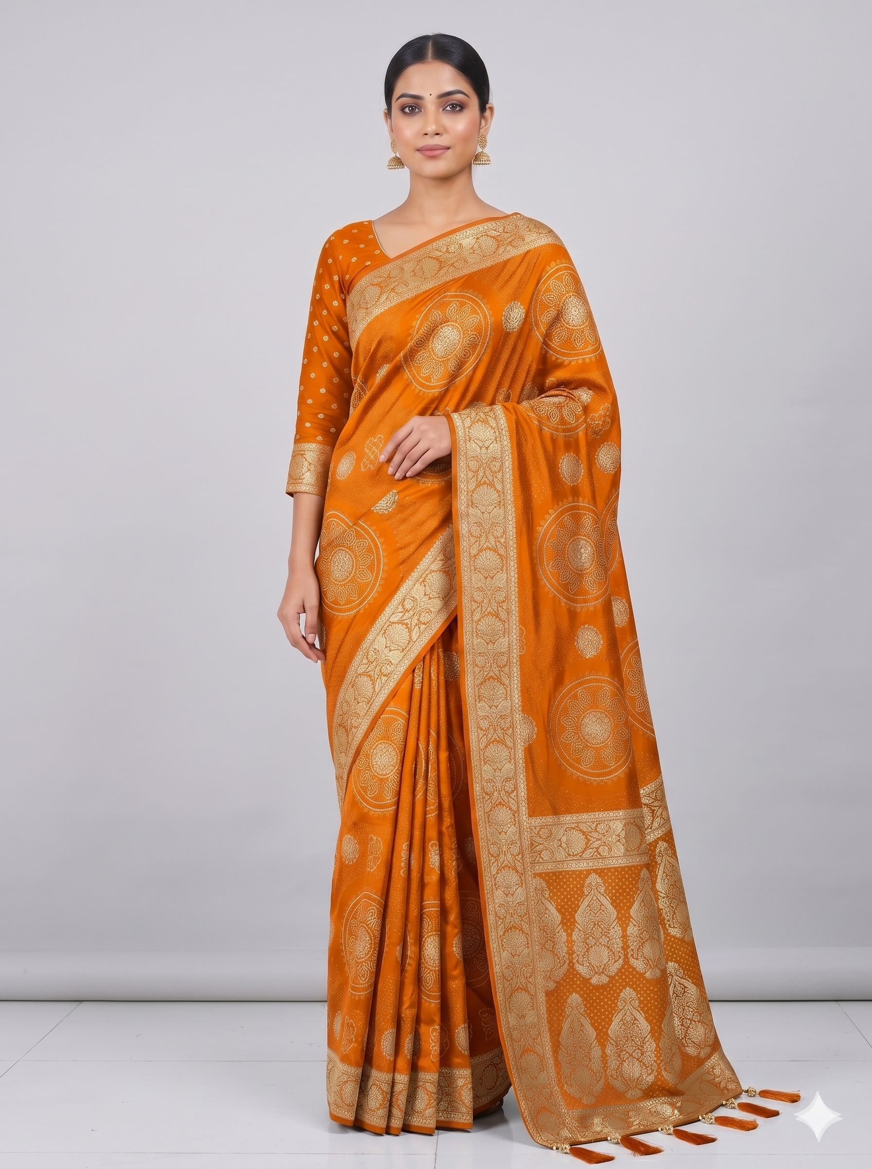 Georgette Bandhani D-1201